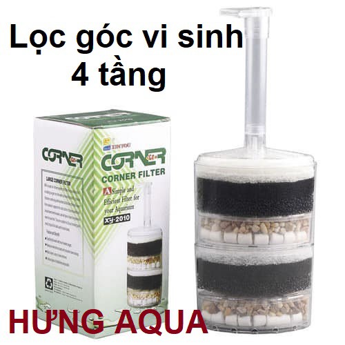 Lọc vi sinh - lọc vi sinh - Lọc sủi vi sinh - Lọc vi sinh bể cá XINYOU XY 2008, XY 2010 đã gồm vật liệu lọc (hàng chuẩn)