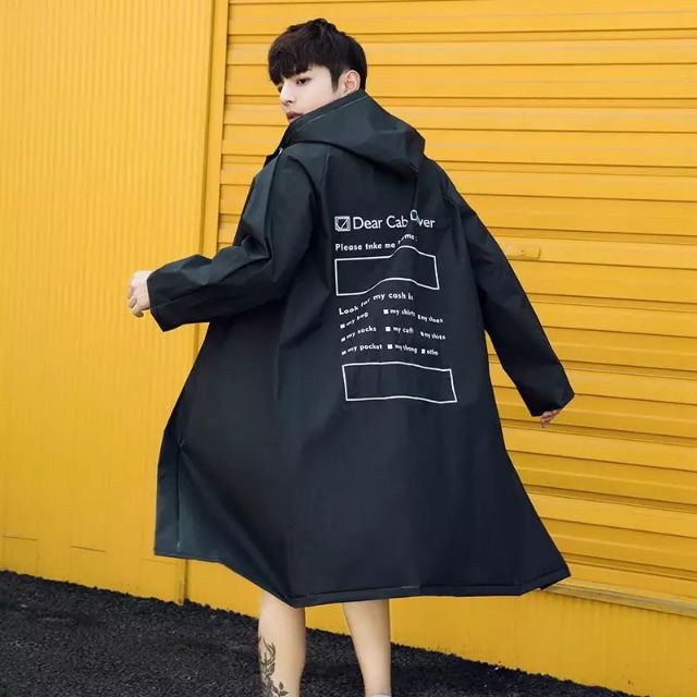 Áo mưa măng tô thời trang Hàn Quốc
