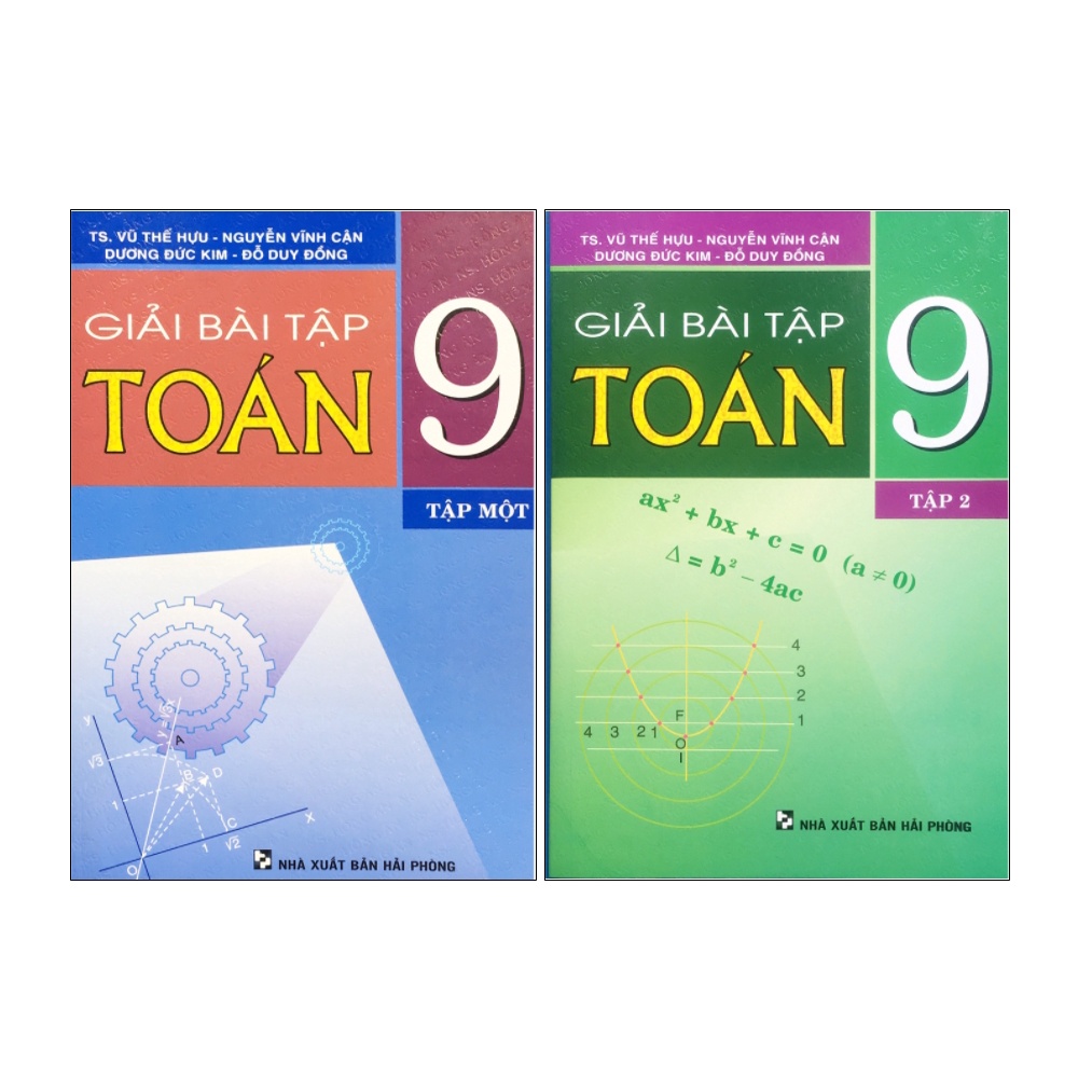 Sách - Combo Giải Bài Tập Toán 9 (Tập Một+Tập Hai)