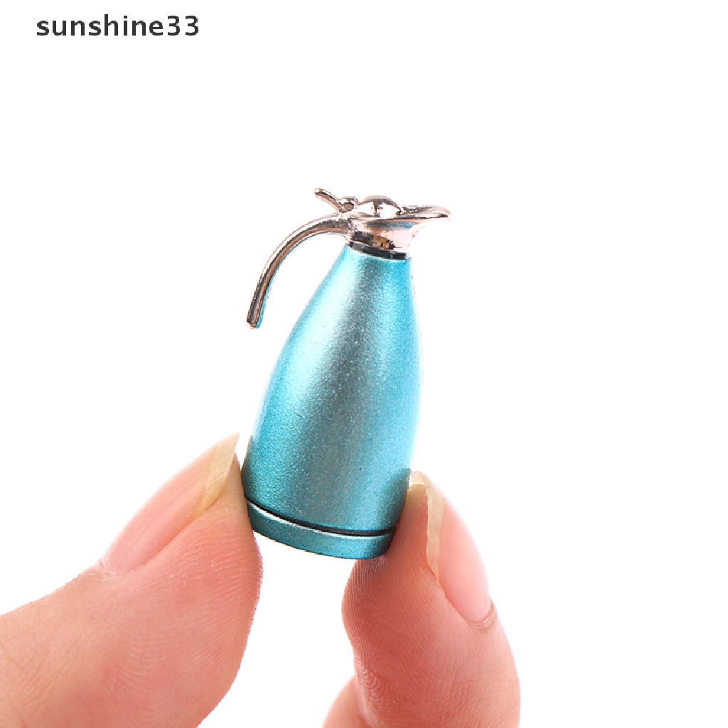 Mô hình ấm trà nội thất mô phỏng nhà bếp búp bê DIY