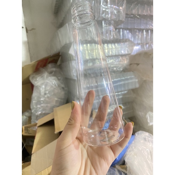 200 chai tam giác 330ml kèm nắp