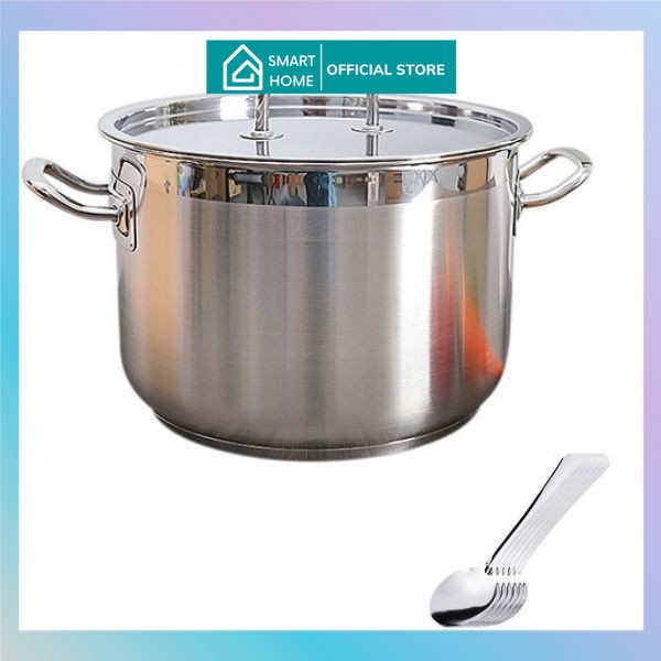 Nồi inox 3 đáy inox 430 FiveStar Standard nắp inox tặng 5 muỗng ăn inox ( 26cm / 28cm / 30cm / 32cm / 36cm ))