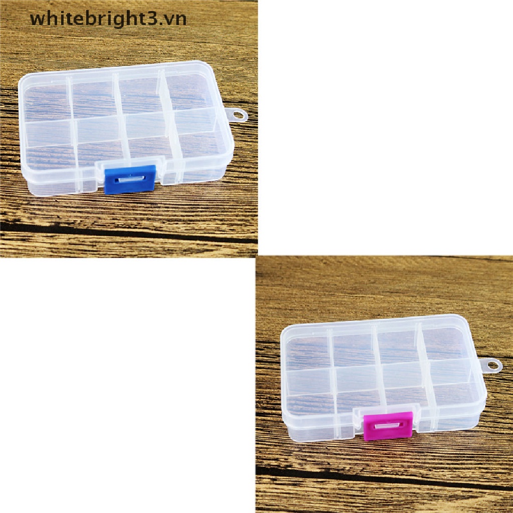 1 Hộp Đựng Trang Sức Bằng Nhựa Có 8 Kích Cỡ