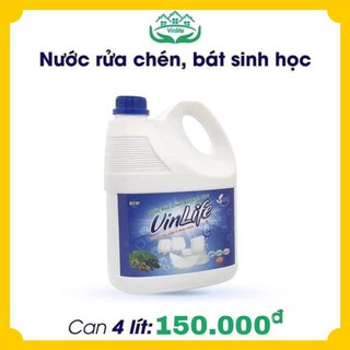 Nước rửa chén bát sinh học VinLife can 4 L