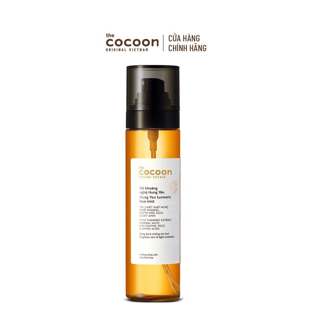 Xịt khoáng nghệ Hưng Yên Cocoon 130ml