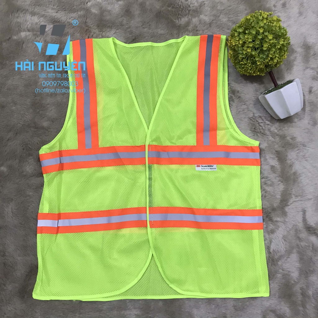 Áo phản quang công trình bảo hộ lao động cao cấp