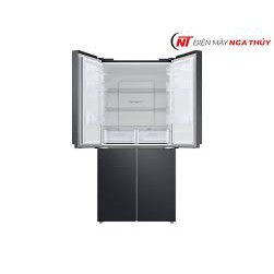 Tủ lạnh Samsung Inverter 466 lít RF48A4010B4/SV Chất liệu thép cao cấp bền đẹp, không bám vân tay