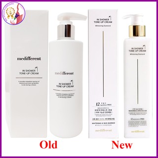 Sữa tắm truyền trắng medifferent in shower tone up cream hàn quốc