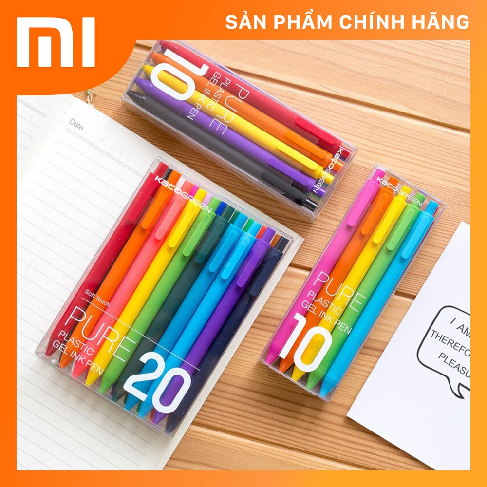 Hộp bút bi gel nước 20 màu KACO Pure K1015