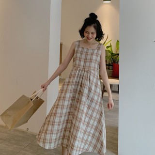 Váy yếm kẻ 7409 vb06 1994closet