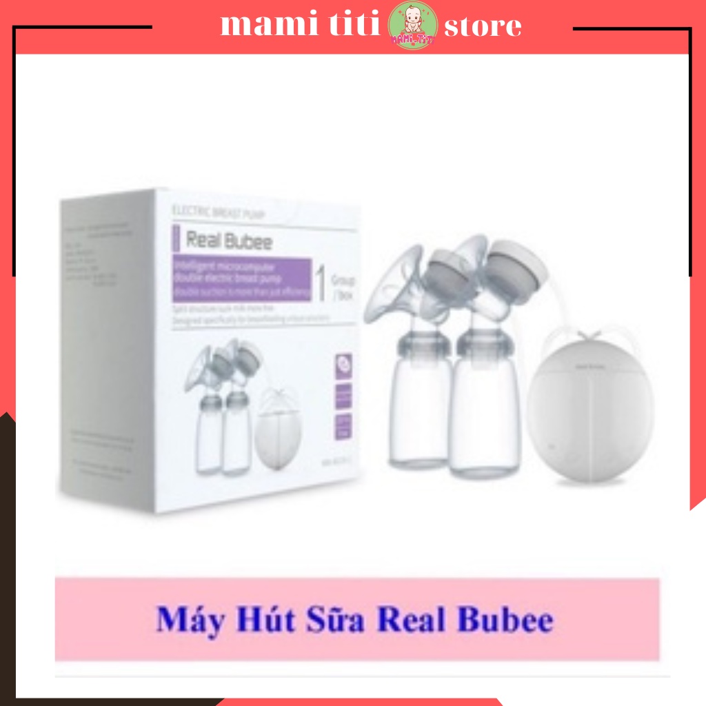 Máy hút sữa điện đôi Real bubee