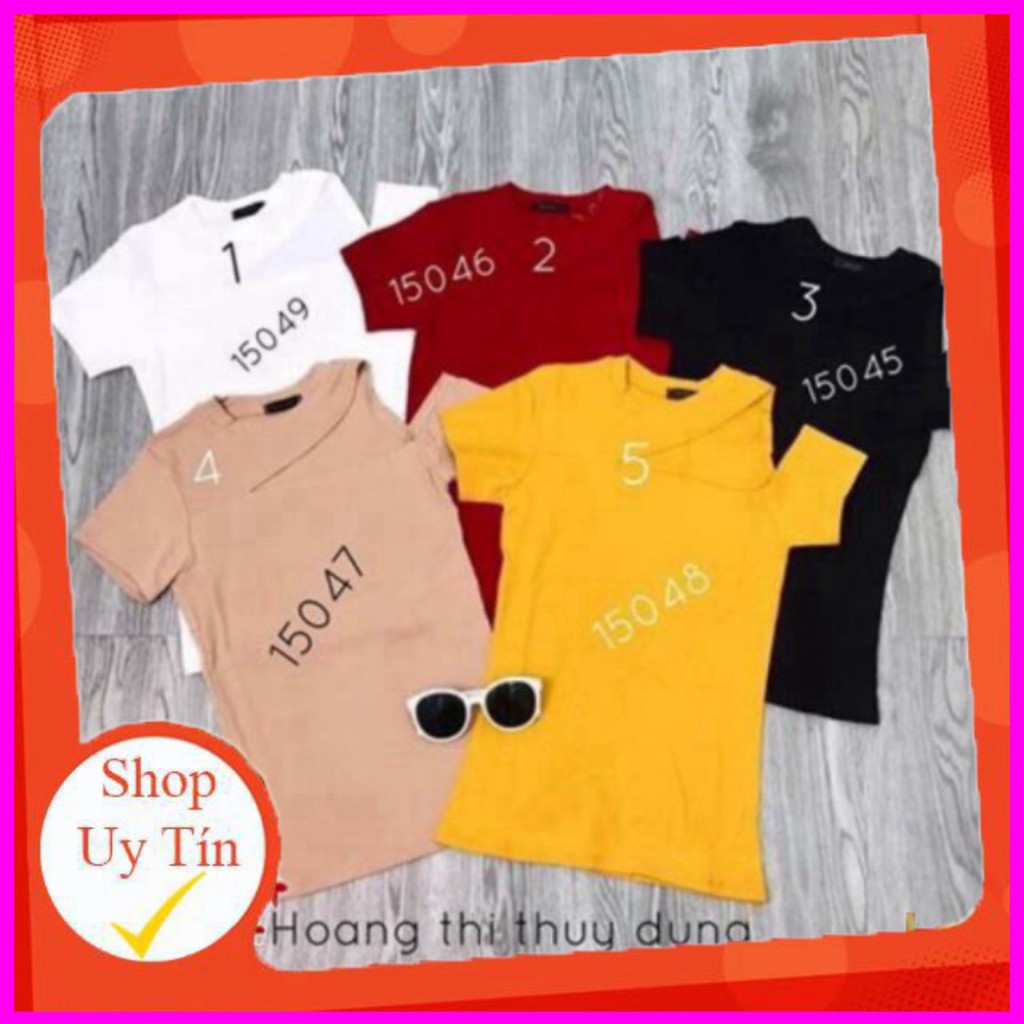 { Free Ship}-- ÁO LỆCH VAI_ HÀNG ĐẸP GIÁ TỐT_ ÁO THUN NỮ HỞ VAI TAY NGẮN_ÁO THUN KHOÉT VAI GỢI CẢM