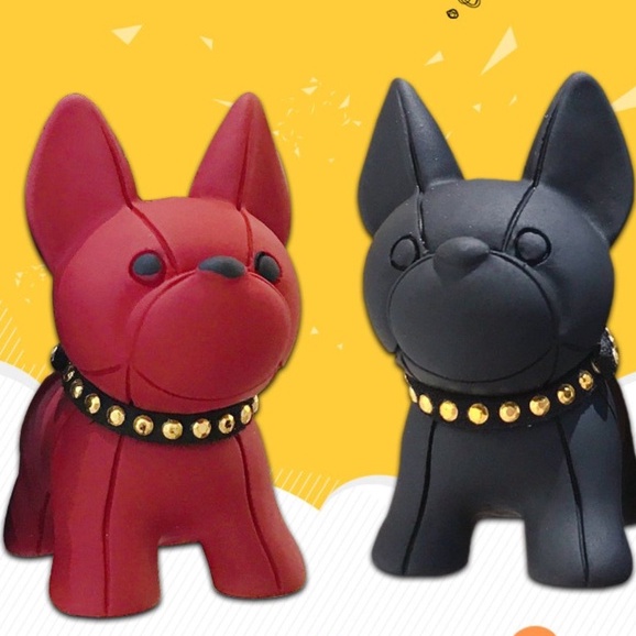 Móc Chìa Khóa BullDog Nhiều Màu Xinh Xắn Trang Trí Balo