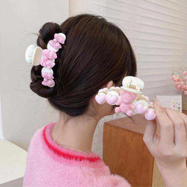 Kẹp Tóc Trong Suốt Phong Cách Hàn Quốc 2022 Thời Trang Cho Nữ