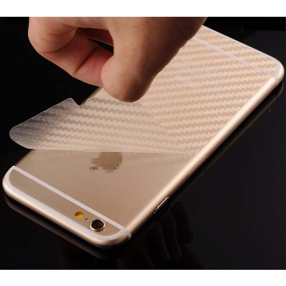 Miếng dán mặt lưng cacbon/carbon/ppf bảo vệ điện thoại iphone 6/6s/7/7plus/8/8plus/plus/x/xr/xs/11/12/13/pro/max