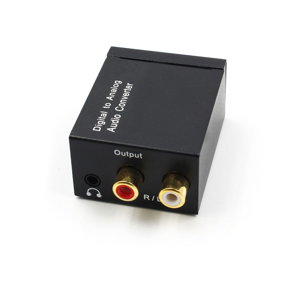 3.5mm Optical Coaxial Toslink Digital to Analog RCA R/L Audio Converter Adapter