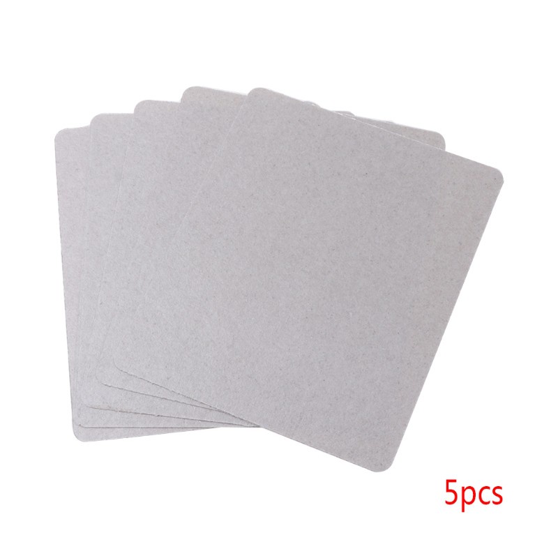 SPMH 5Pcs Mica Plate Sheets Microwave Oven Replace Part 120x150mm Universal For Midea