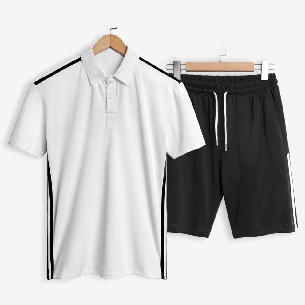Bộ Thể Thao Nam Polo Cổ Bẻ Cotton Spandex Form Trẻ Trung 5 Màu - ROUGH ❕
