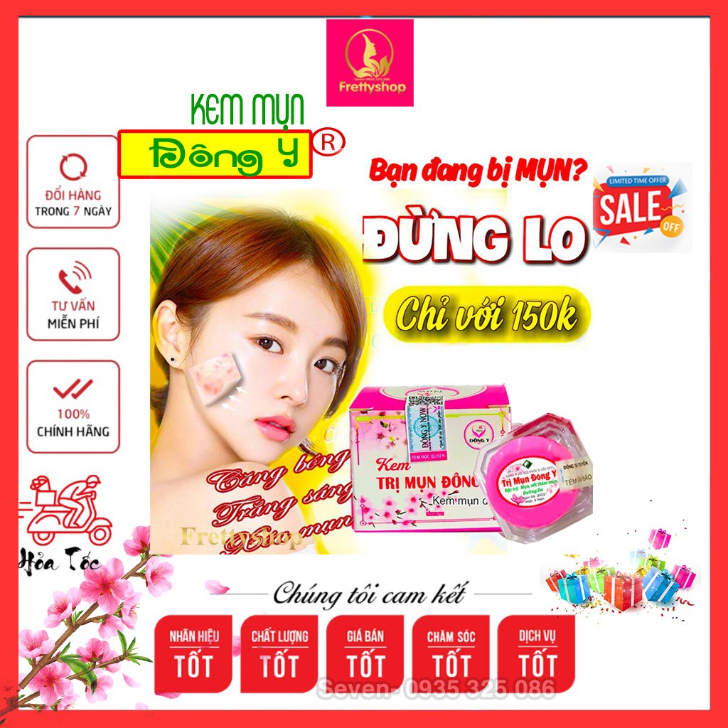 Kem mụn thảo dược hoa đào 2 weeks