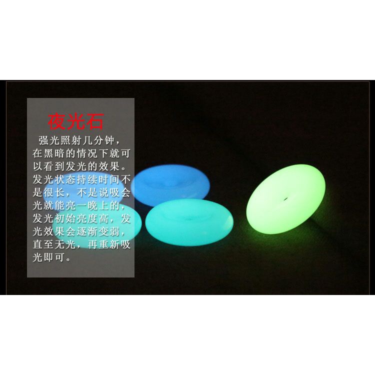 Dây Chuyền Mặt Đá Fluorite Phát Sáng Ban Đêm Độc Đáo Cho Nữ