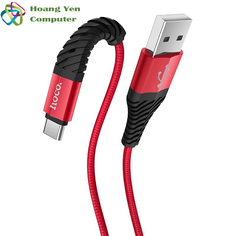 [1M] Cáp Sạc TYPE C Hoco X38 Dài 1M Dây Dù Cho Android - BH 3 Tháng 1 đổi 1 (MÀU SẮC NGẪU NHIÊN) - Hoàng Yến Computer