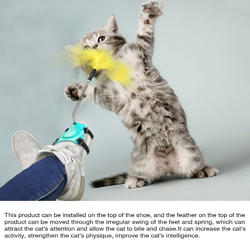 Đồ Chơi Lông Vũ May Mắn Vui Nhộn Cho Mèo Cưng