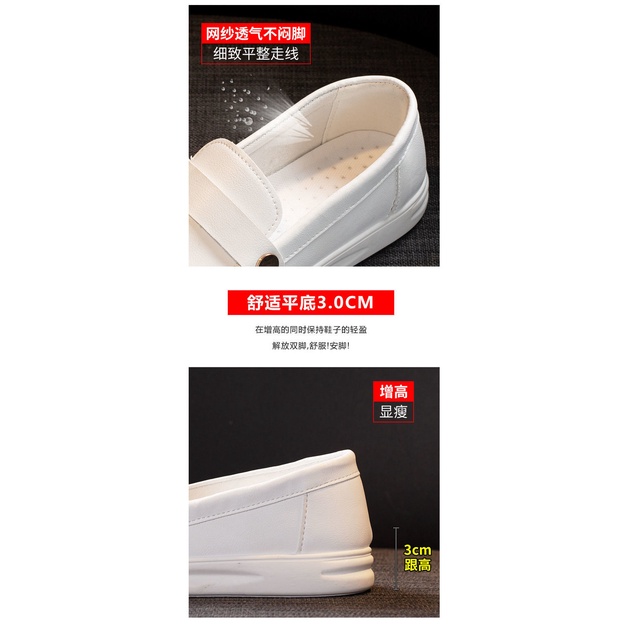 Giày Lười Đế Bằng Thoáng Khí Dễ Phối Đồ Thời Trang Xuân Thu Năm 2021 Cho Nữ