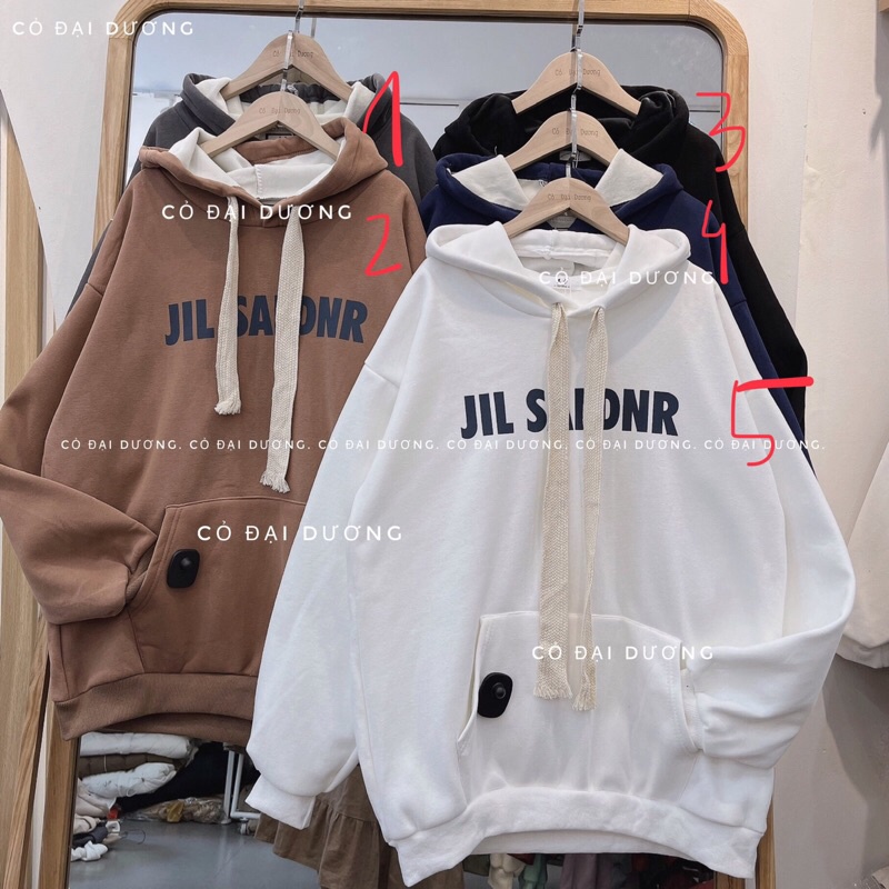 áo nỉ hoodie JIL SAEDNR
