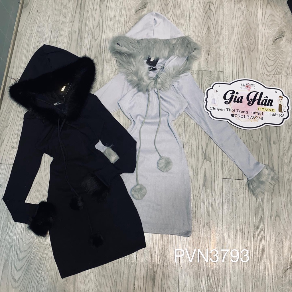 Đầm nón 2 cục bông | BigBuy360 - bigbuy360.vn