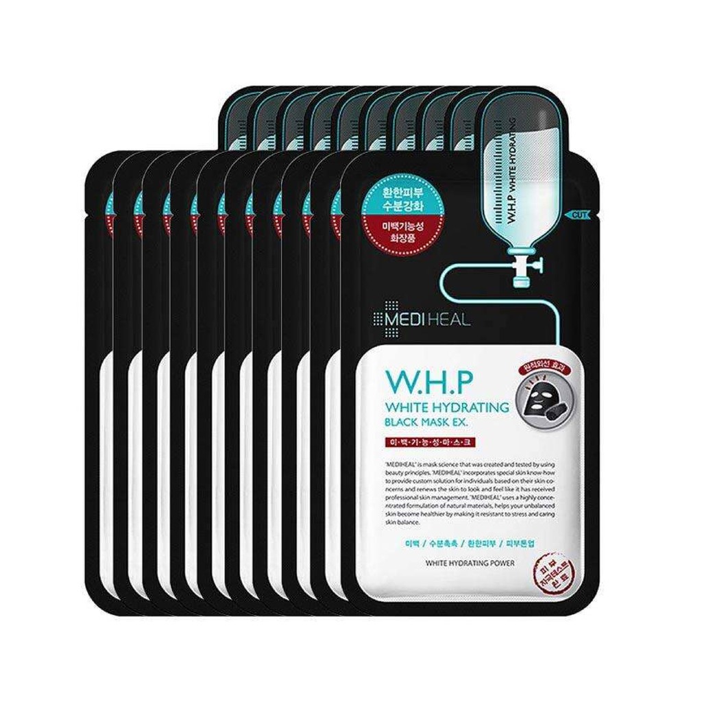 ặt Nạ Than Hoạt Tính Giúp Làm Trắng Da Mediheal W.H.P White Hydrating Black Mask EX 25ml