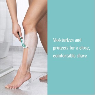 Bọt cạo lông Skintimate màu xanh