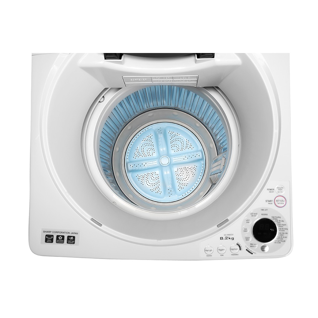 [ FREESHIP HN ] Máy giặt Sharp 8.2 kg ES-W82GV-H-Hàng chính hãng