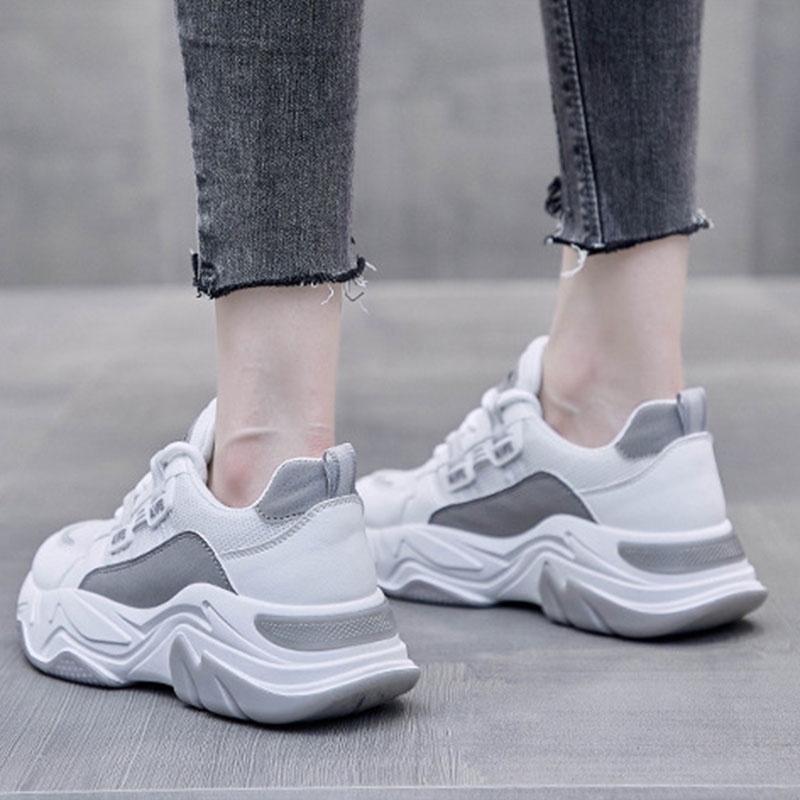 Giày sneaker IELGY đế dày thoáng khí thời trang Hàn Quốc cho nữ