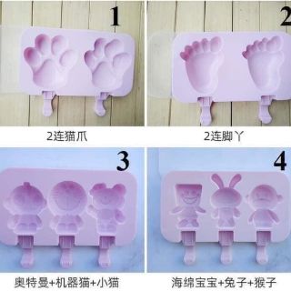 Set bộ khuôn kem silicon!!