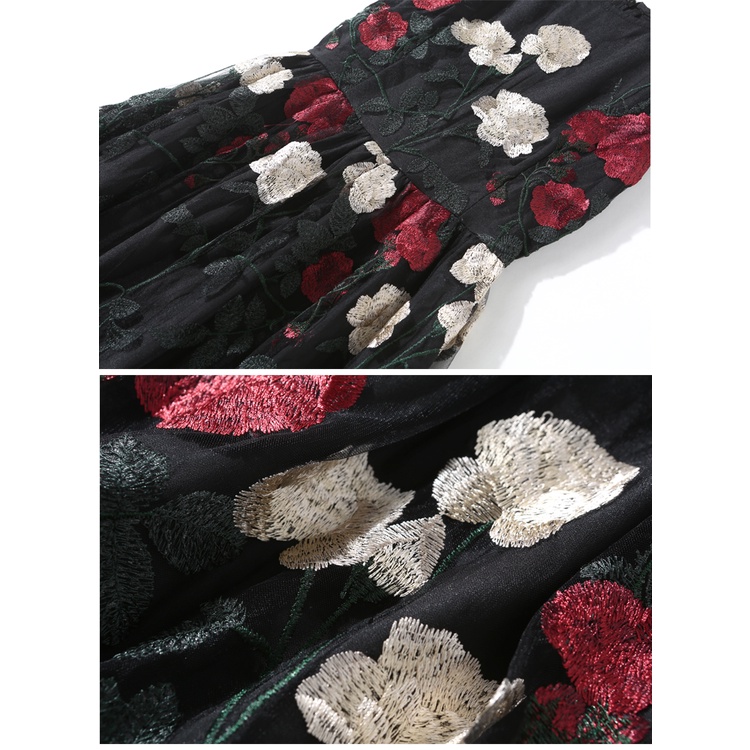 Đầm Maxi SáT NáCh Thêu Hoa ChấT LượNg Cao DàNh Cho Nữ