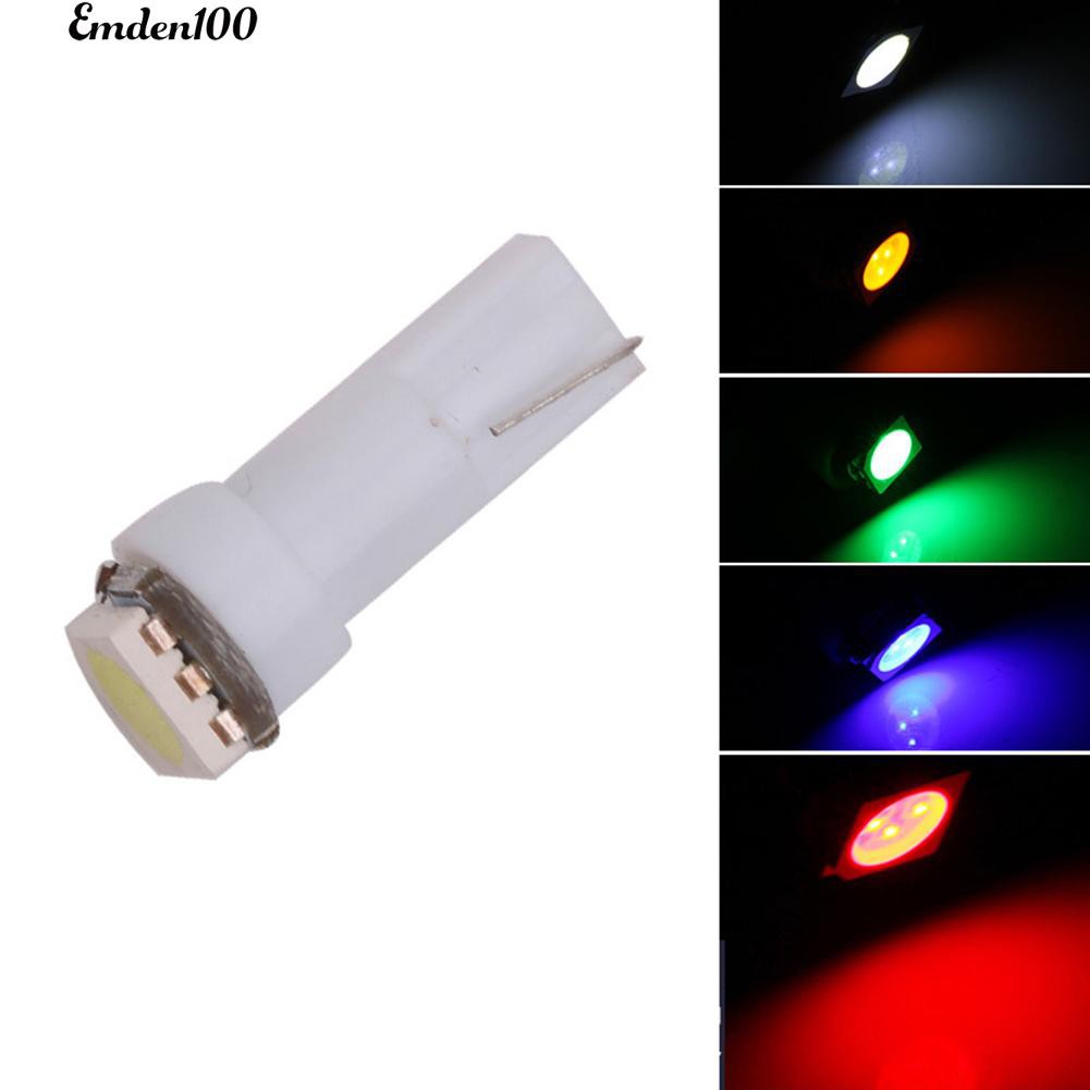 Set 10 bóng đèn Led T5 5050 1Smd 12V 0.5W cho bảng đồng hồ xe hơi