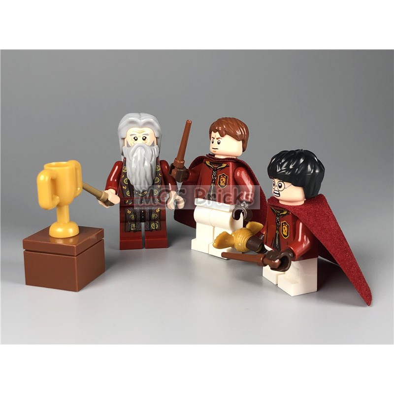 Đồ chơi lắp ráp Non lego xếp mô hình harry minifigures trưng bày movie potter trọn bộ 16 nhân vật như hình Lele 39171.