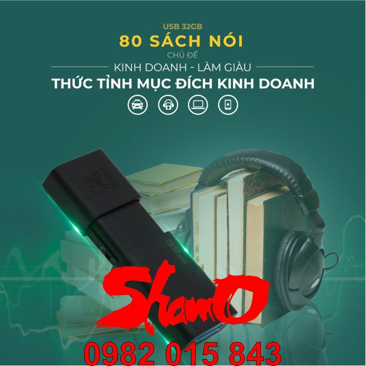 USB 3.0 Kingston 100G3 – Bảo hành 5 năm - Hỗ trợ cài đặt sách nói kinh doanh