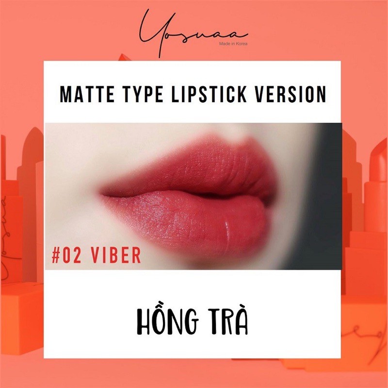 Son Thỏi Lì Yosuaa Matte Lipstick Version 3