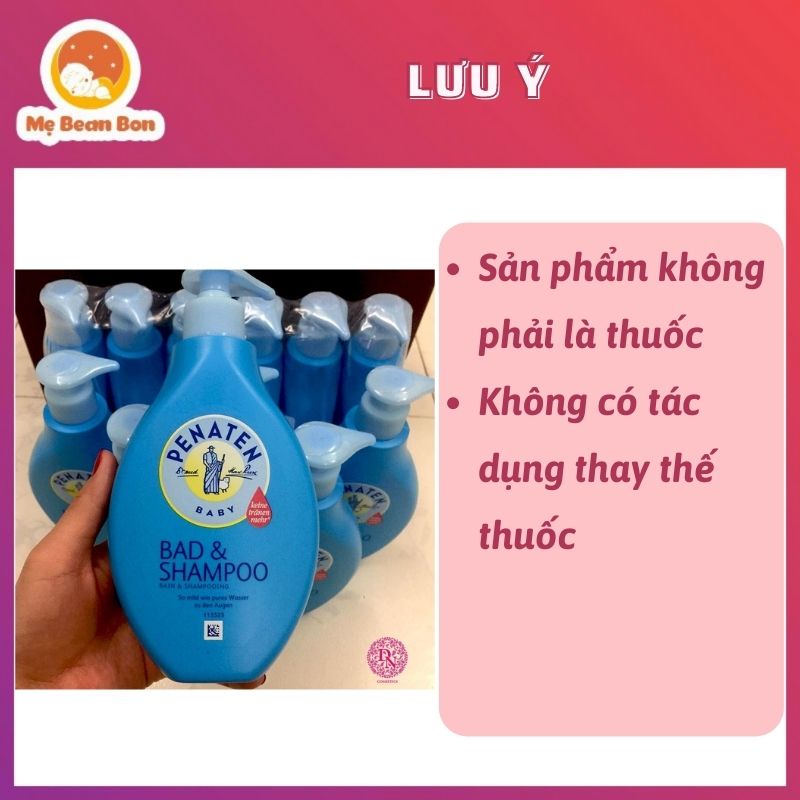 Sữa Tắm Penaten Chống Cảm 400ML Đức Cho Bé Từ Sơ Sinh Không Cần Tắm Tráng