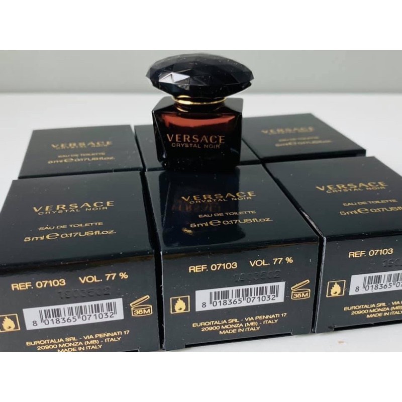 [HCM] Nước Hoa Versace Crystal Noir EDT Mini 5ml