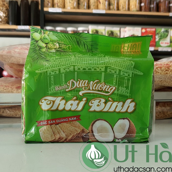 Bánh Dừa Nướng Thái Bình Quảng Nam Vị Dừa Thơm Ngon, Béo Ngọt Thanh - Út Hà Đặc Sản