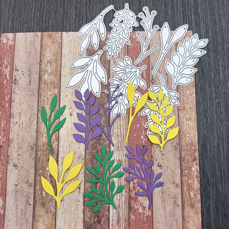 Khuôn Cắt Giấy Kim Loại Hình Chiếc Lá Xinh Xắn