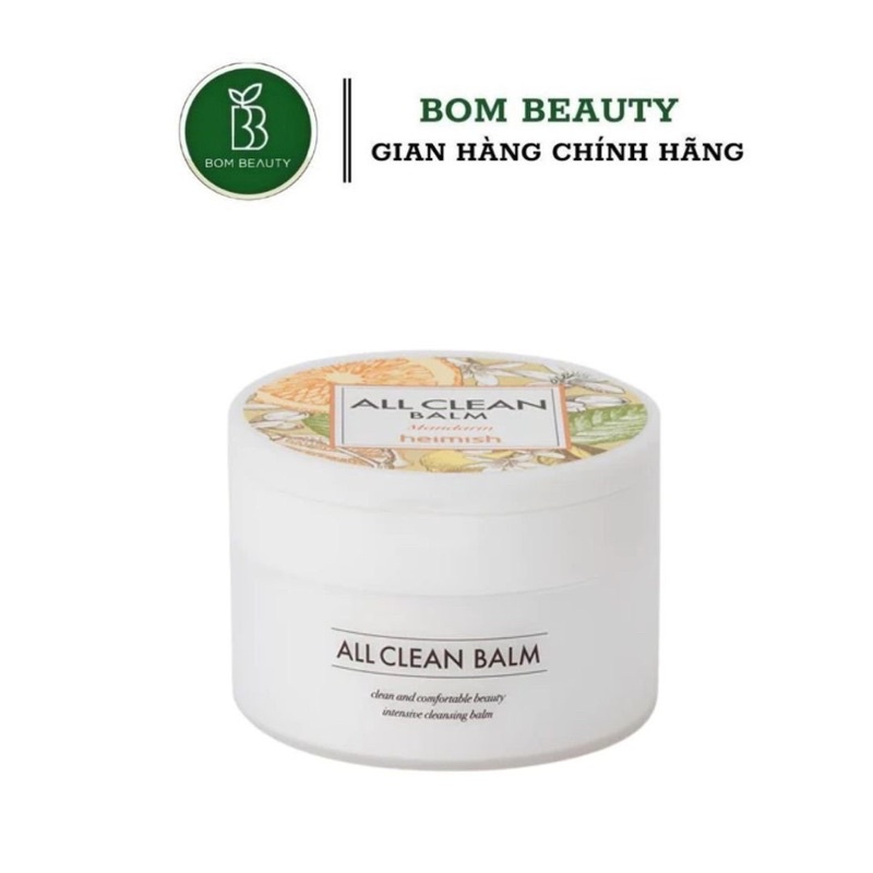 Sáp tẩy trang làm sạch sâu cho mọi loại da phiên bản mới Heimish All clean balm mandarin