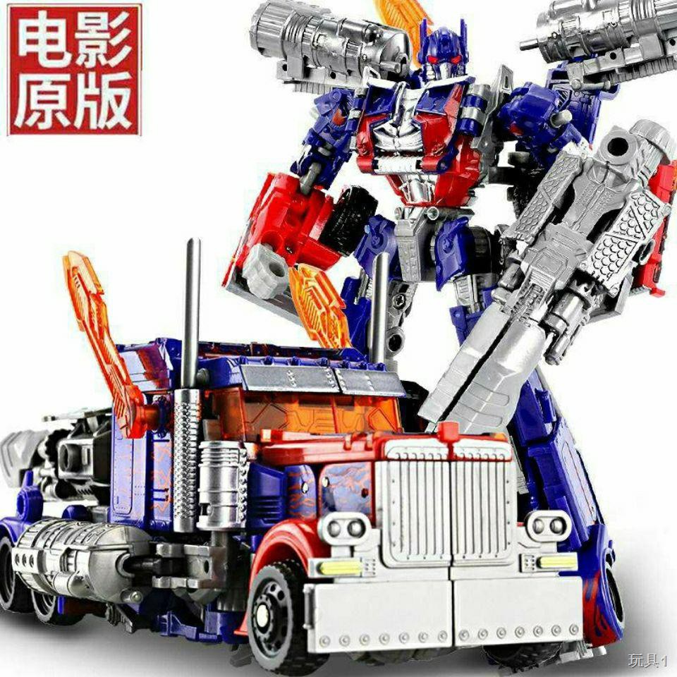 ✑Đồ chơi biến dạng cậu bé Optimus Prime Robot bằng hợp kim Transformers Autobot Bumblebee Hand Dinosaur Children