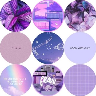 TA Giá đỡ điện thoại popsocket tông tím aesthetic