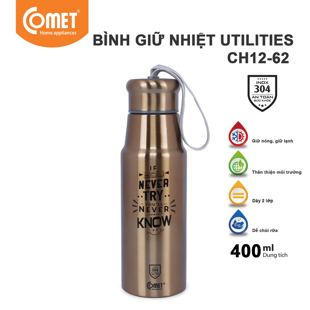 Bình giữ nhiệt 400ml COMET - CH12-62