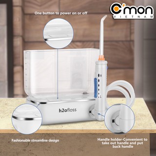 Máy tăm nước du lịch không dây mini h2ofloss HF-3 Premium - mẫu mới 2019