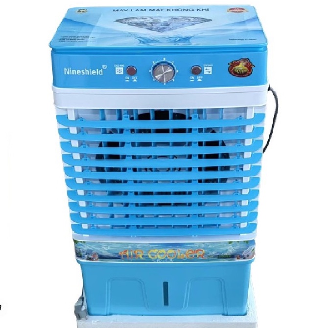 Quạt điều hoà hơi nước Nineshield HS-588A dung tích lớn 45L,Quạt hơi nước điều hoà không khí công suất lớn
