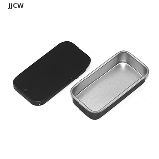[JJCW] Hộp thiếc rỗng hình chữ nhật bằng kim loại Tinplate Đẩy kẹo Hộp đựng thuốc Hộp lưu trữ YYQ